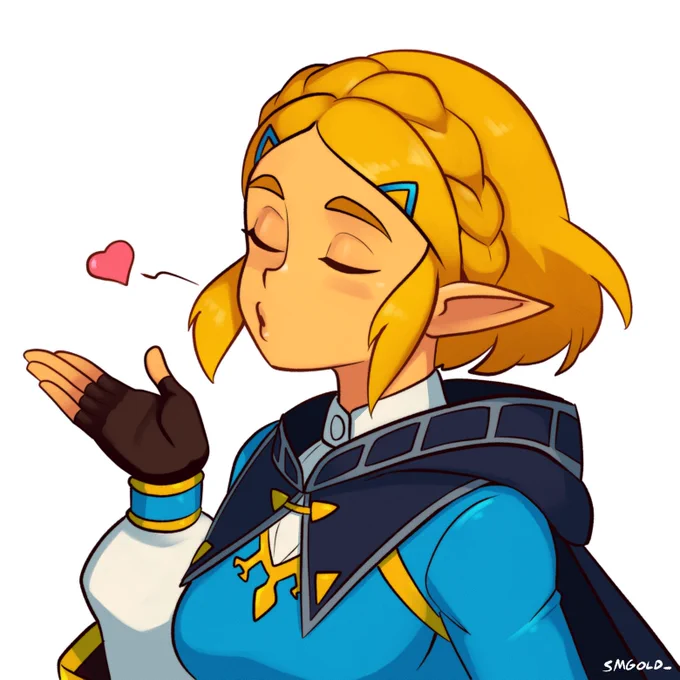 First time drawing Zelda