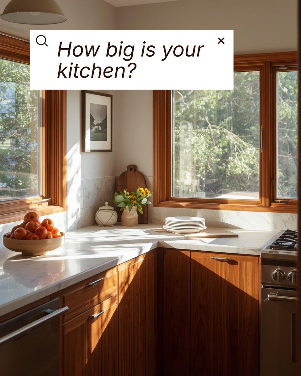 SellsBaldwin's tweet image. In the US, the average kitchen size for single-family homes is 161 square feet.

How big is your kitchen?

#KitchenGoals #HomeSize #RealEstate #KitchenDesign