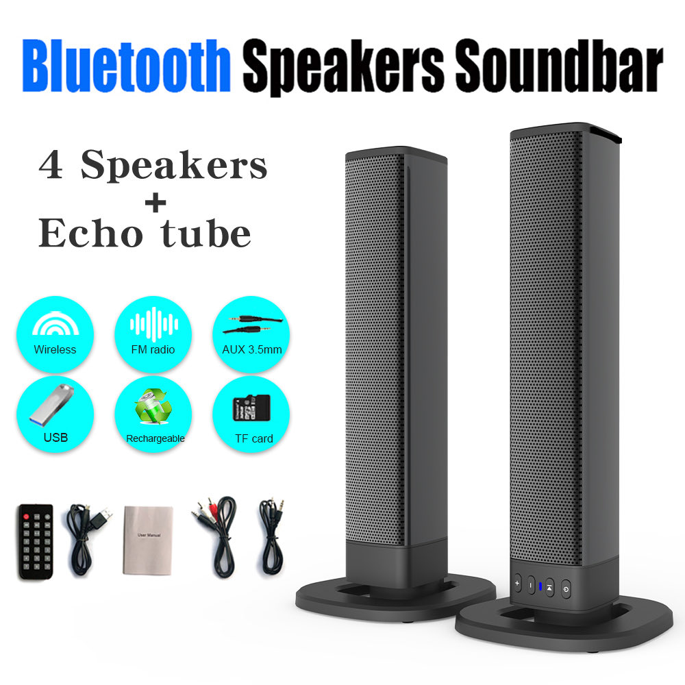Linghu_Soundbar's tweet image. The 2-in-1 speaker that changes everything!🤯
Combine it for your TV, split it for stereo surround sound!
4 speakers,Bluetooth,FM,USB/TF,everything you need.
Perfect for movies,parties,and gaming.#soundbar #Bluetoothspeaker