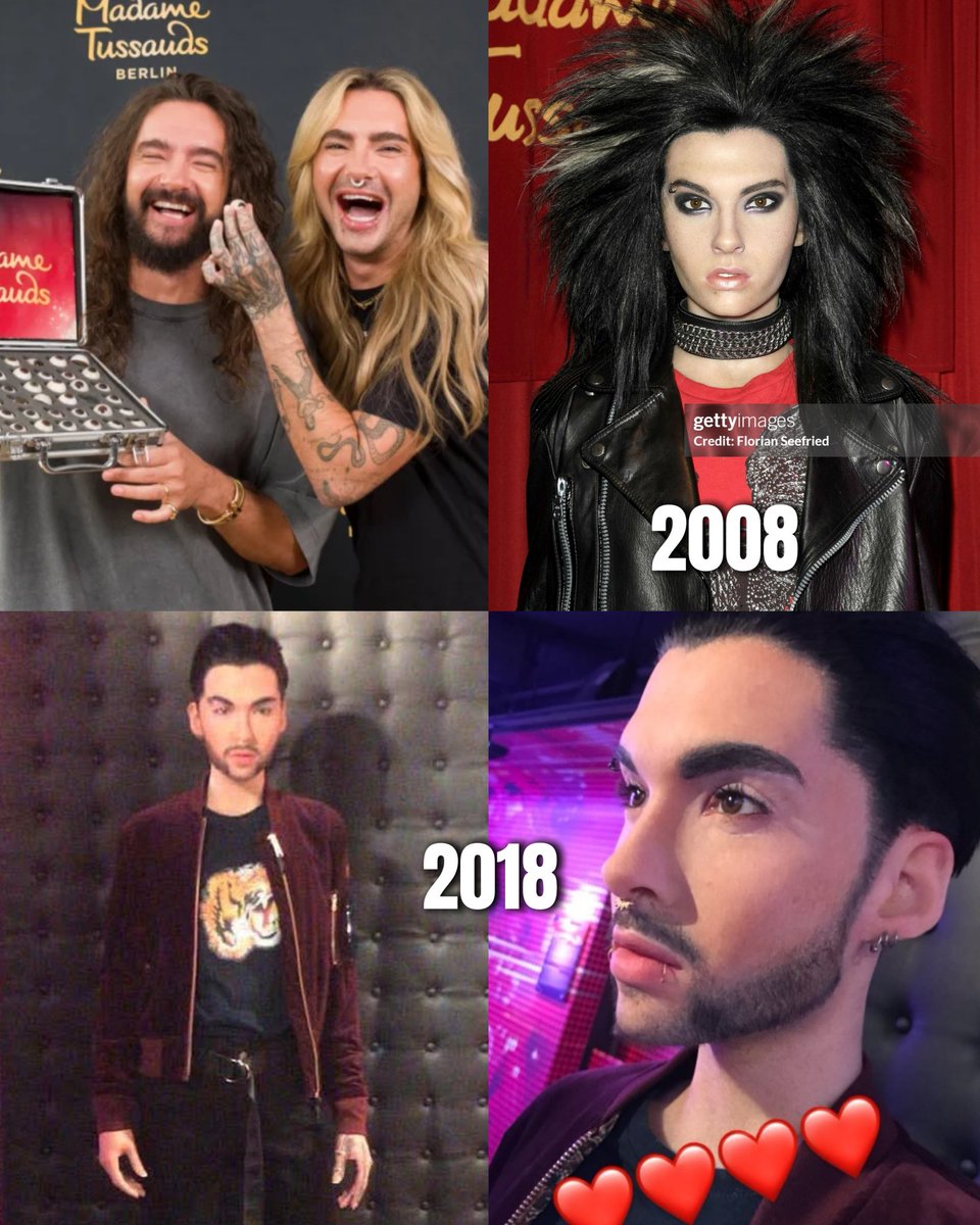 ali_kaulitz10's tweet photo. ✨𝗟𝗮𝘀 𝗳𝗶𝗴𝘂𝗿𝗮𝘀 𝗱𝗲 𝗰𝗲𝗿𝗮 𝗱𝗲 𝗕𝗶𝗹𝗹 𝘆 𝗧𝗼𝗺✨ 
Como ya sabrán, Bill y Tom tendrán sus figuras de cera en el museo Madame Tussauds de📍Berlín, y se espera que sean exhibidas en el verano de 2026.
Pero algo curioso es que Bill ya ha tenido anteriormente dos figuras de cera en este museo. La primera se presentó el 30 de septiembre de 2008 y fue una de las principales atracciones, sin embargo, con el tiempo tuvo que recibir varios retoques e incluso cambios de vestuario debido al mal trato por parte de algunos fans.
Esta figura fue retirada a mediados de 2018 y meses después, en diciembre, reapareció con un nuevo look inspirado en la era Dream Machine aunque solo permaneció unos meses ya que fue retirada nuevamente en mayo de 2019. Además, al fandom no le convenció mucho, pues muchos decían que “no se parecía a Bill”.
Según comentó Bill en Kaulitz Hills, él dejo que la derritieran pero en ese momento no descartaba tener una nueva en el futuro pero esta vez junto a Tom y ahora, finalmente, eso será una realidad ✨
¿Qué expectativas tienen de las nuevas figuras de cera de los gemelos? 👀