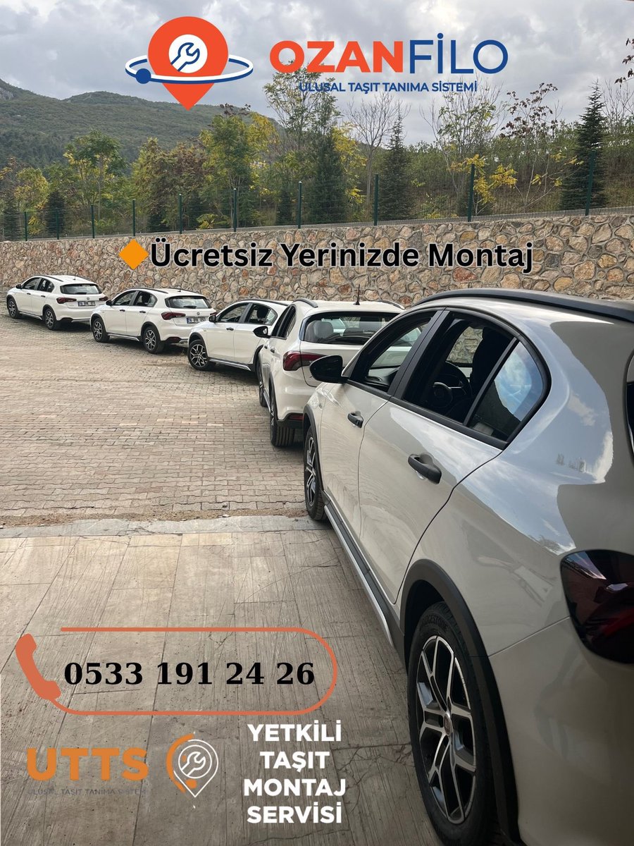 UttsBursa's tweet photo. 🔶Ulusal Taşıt Tanıma Sistemi (UTTS)
🔶Sorunlu ve yanlış Montajlara anında Ozan Filoda Ücretsiz Yerinde Çözüm ve Montaj
🔶Ücretsiz UTTS Kayıt ve Başvuru
🔶Her türlü Araçlara Uygun Halka ve Etiket tipi TTB Montaj Hizmeti
🌐 https://t.co/EoS13HFJXk
📞0533 191 24 26
#utts https://t.co/RViYHxHhwt