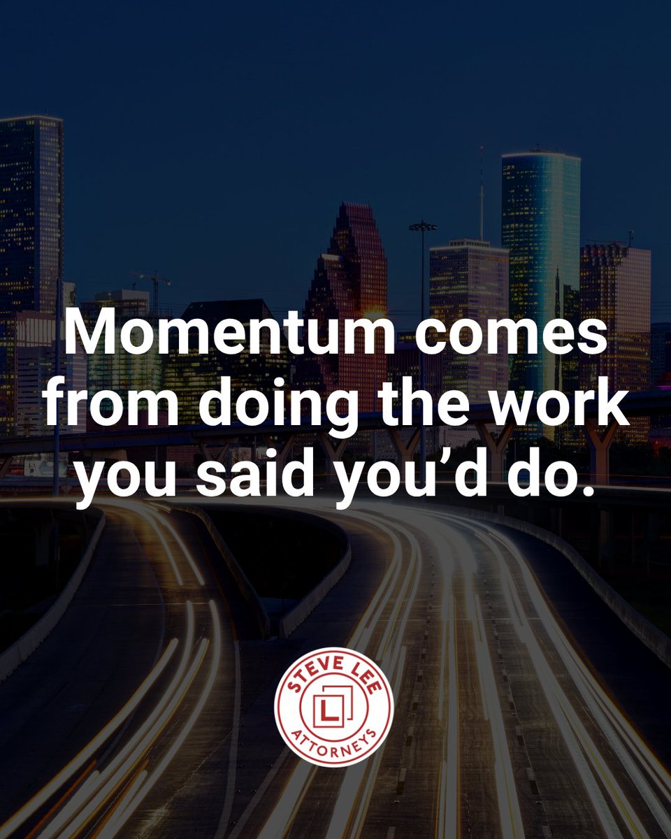 713CallLee's tweet image. Some days the motivation shows up late. That’s fine.
Do the next right thing anyway, and let momentum catch up.

#HoustonLife #Motivation #713CallLee