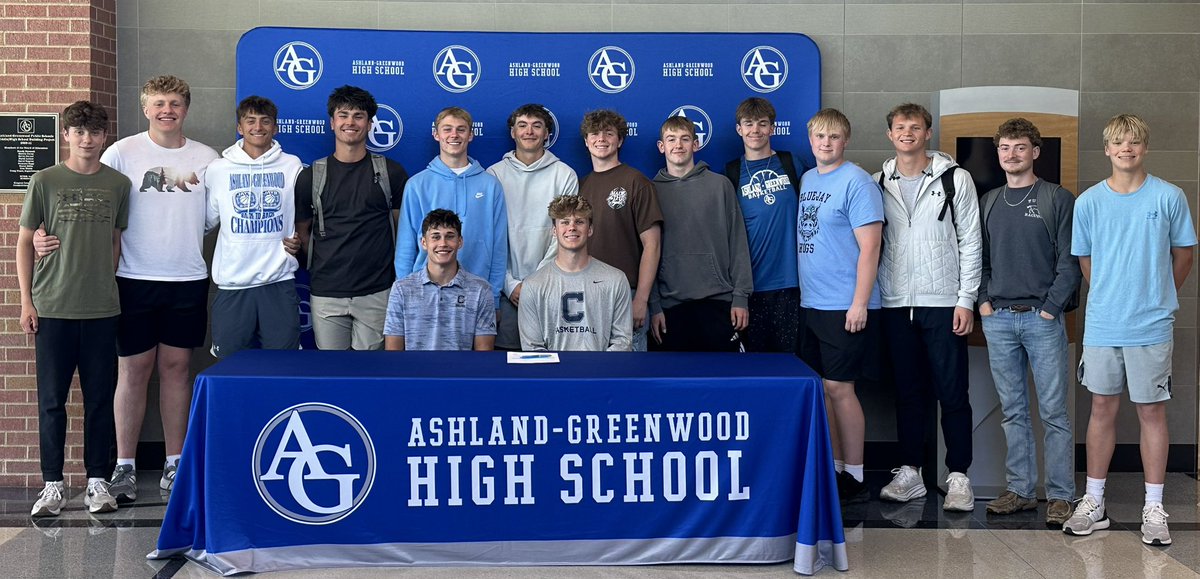 AGBluejayBB's tweet photo. Congratulations to Cal K and Derek T for recently signing to play basketball at Concordia next year. They will join Bluejay alums Brooks K and Dane J who play for Concordia. Will be a fun team to watch. https://t.co/MyPS7q2W1m