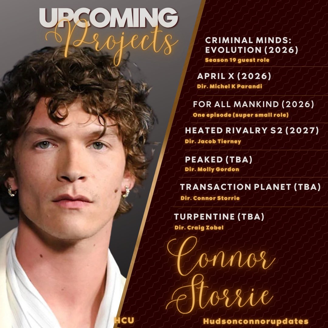 Hudson Williams & Connor Storrie Updates tweet media