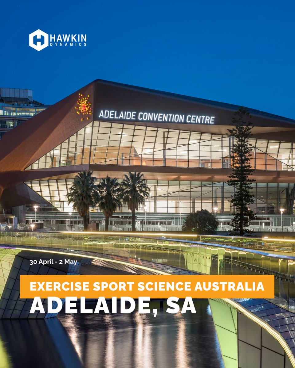 HawkinDynamics's tweet image. Visit us at the ESSA Conference! Featuring Hawkin Scoreboard 2.0 and live demos at our booth with David Mannix and Michael McBryde.

#HawkinDynamics #Adelaide