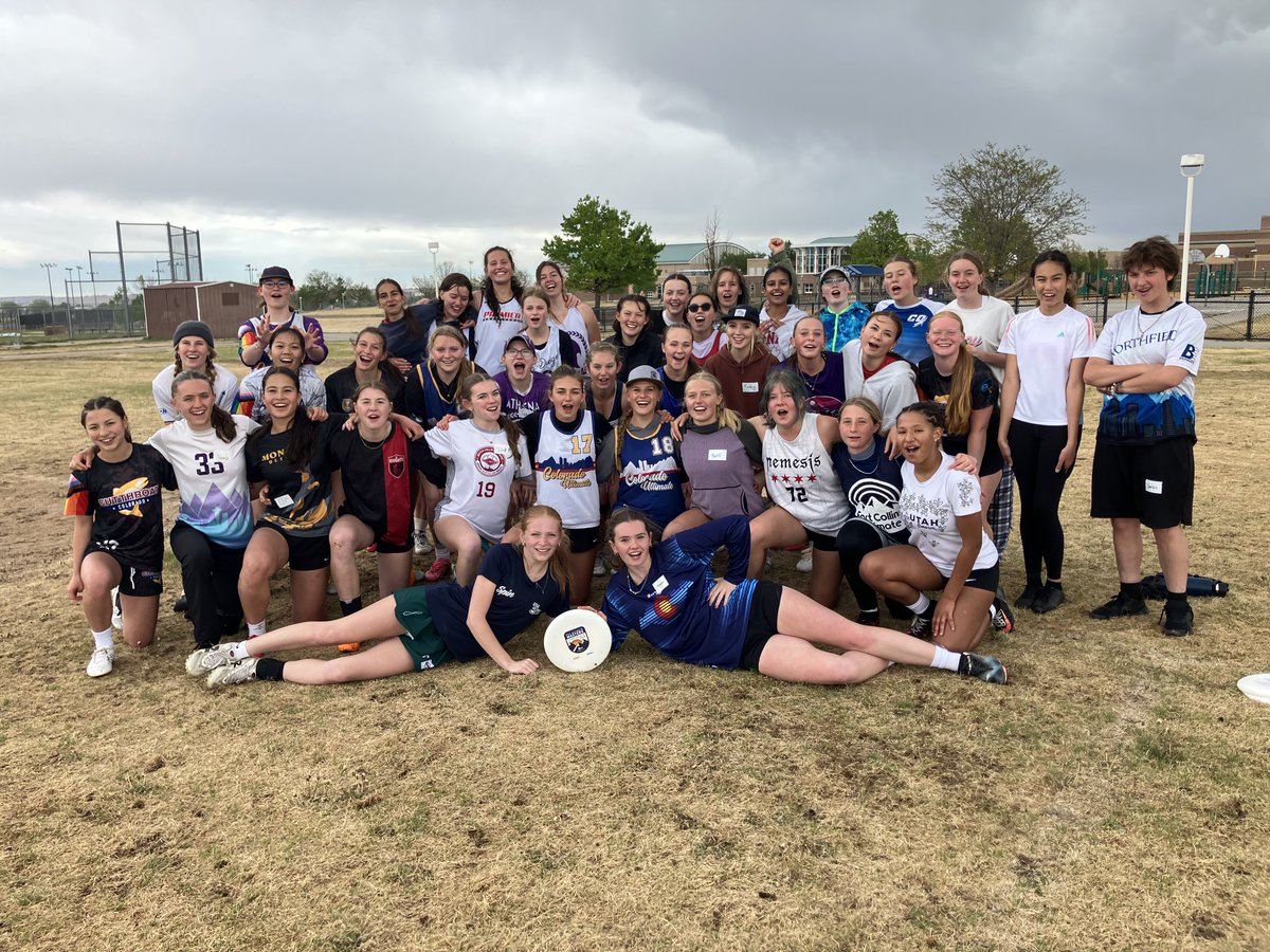 AltitudeUlty's tweet photo. Our Cutthroat kickoff weekend was a success despite the weather! Thanks to the 130+ players who made it out! The Youth Club Championships are about 3 months away and it's not too late to register for the season ahead: https://t.co/CkPn6UgW2y @cocutthroatultimate https://t.co/iUPEWK1nb9