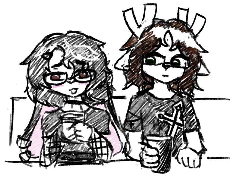 wertekst's tweet photo. confession #sketch #furry #deer #bunny #art https://t.co/9i7iMJS6TI