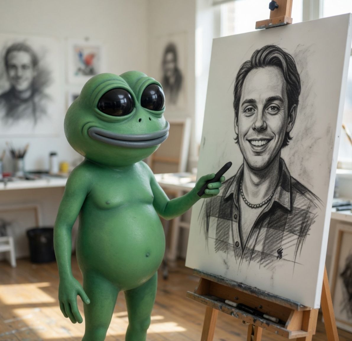 Alien Pepe By Matt Furie tweet media