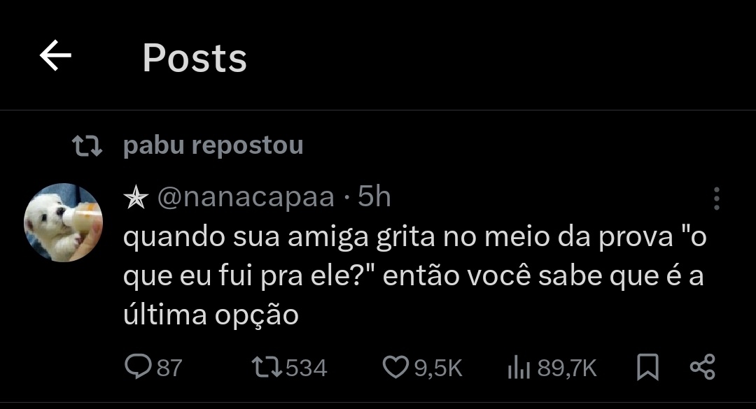Que humilhação