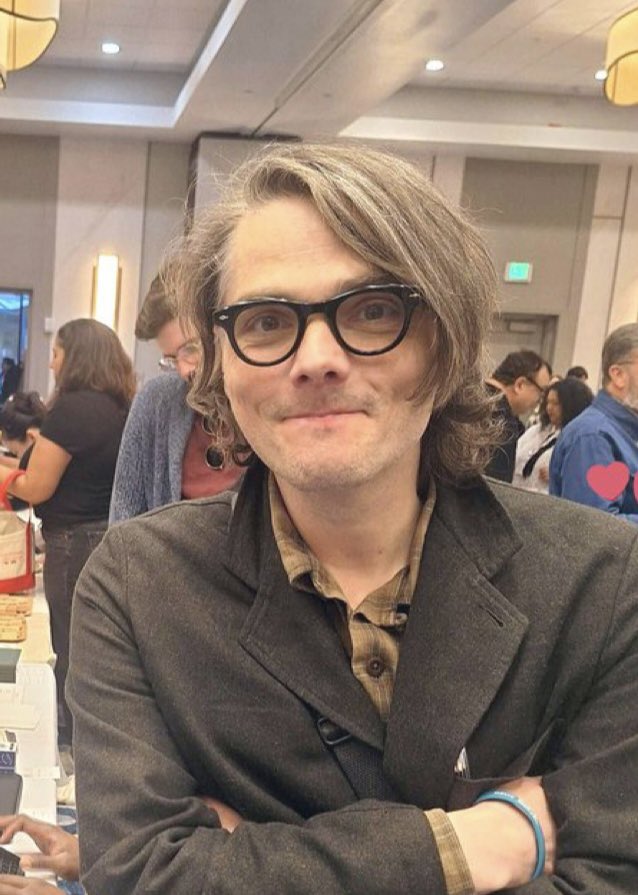 gerard immediately going into grandma mode after touring their self-indulgent Fetish Opera