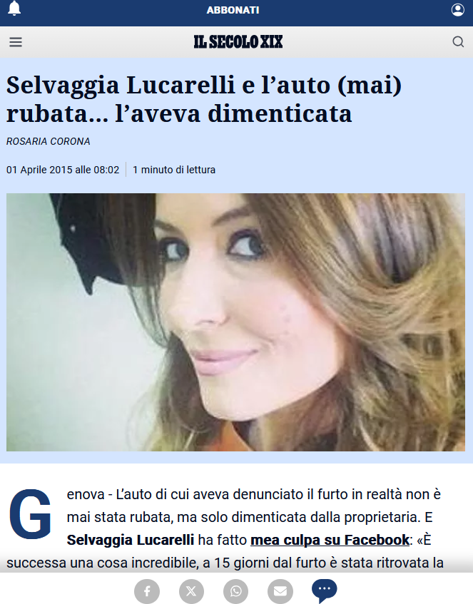 Ringrazio chi ha contribuito nelle risposte per creare i quattro cavalieri dell'apocalisse italiani. Paese sensazionale