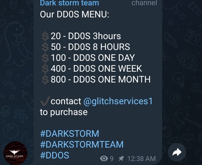 tired52510's tweet image. Dark storm team hacking group selling ddos services for money start at 20$

#DARKSTORM
#DDOS
#DARKSTORMTEAM