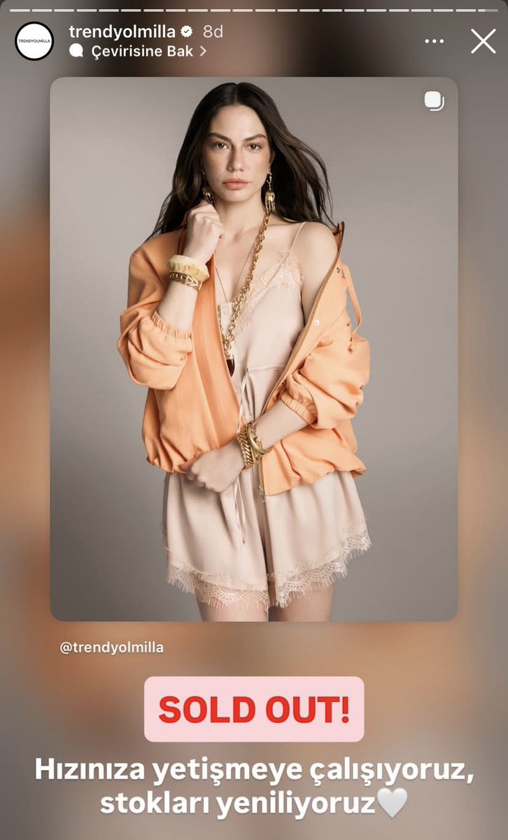 É poder de Demet Özdemir ✨️
Tudo esgotando