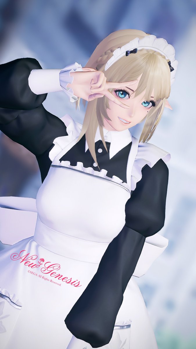 sophia_chan_yo's tweet photo. ﾒｲﾄﾞちゃんﾋﾟｰｽ(๑>ᴗo๑)ಣ

 #ぷそかおようび 
 #PSO2NGS_SS 
 #Leork https://t.co/fNmYNj8Z7I