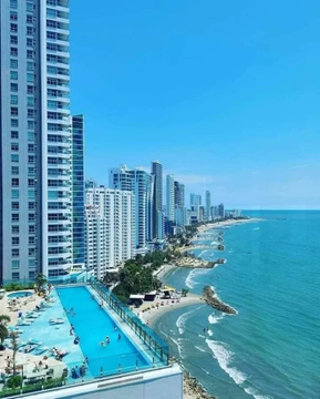 GroupLar's tweet photo. Bocagrande, Cartagena, Colombia.🌊✈️ https://t.co/t4V2X1KbN8