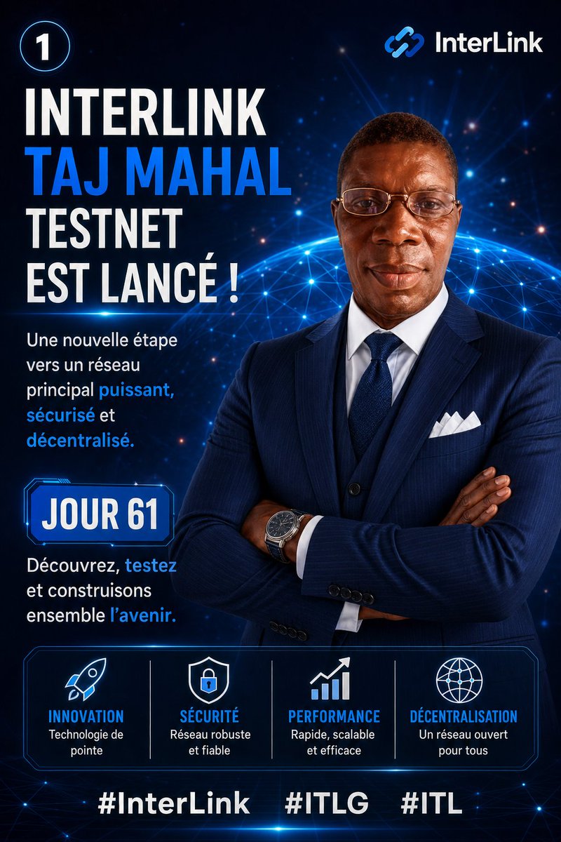 OulaZade's tweet photo. Découverte du InterLink Testnet Taj Mahal ! 🕌🚀 Une nouvelle blockchain prometteuse construite par des experts. Le potentiel est énorme comparé aux autres ! 💎🌐
 
#InterLink #ITLG #ITL
ID INTERLINK 719369 https://t.co/2Sjsz3J96S