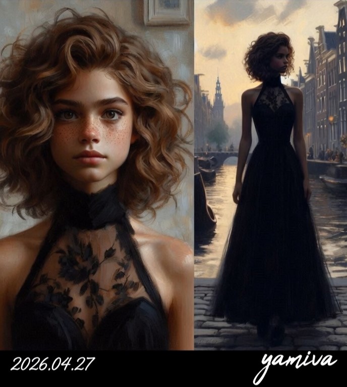 YAMIVA_'s tweet image. Today Netherlands celebrated King's Day!
I hybridized Rotterdam and Amsterdam and put my fictional twin sister in front of it.
"今日はオランダがキングスデーを祝ったよ！ ロッテルダムとアムステルダムを合成して、 その前に自分の架空の双子の妹を立たせてみた。"
#nederlands #Koningsdag