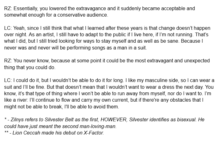[TRANSLATION] Lion Ceccah on Lithuania's views on the LGBT community and gender expression