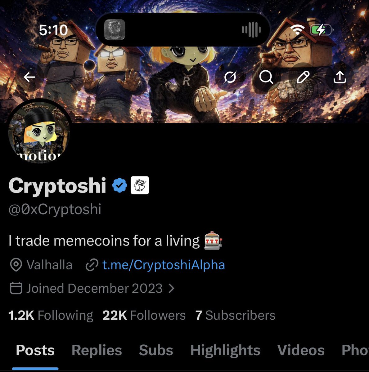 Cryptoshi tweet media