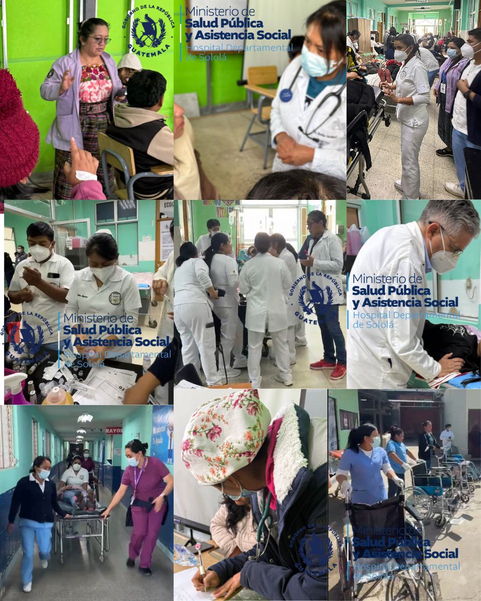 HospitalSolola's tweet photo. 🚨🏥 #ComprometidosConTuSalud
En el Hospital Departamental de Sololá reconocemos y agradecemos profundamente a todo el personal que el pasado viernes 24 de abril participó en la atención de la emergencia sanitaria por intoxicación alimentaria en estudiantes. https://t.co/DIcRHklbtu