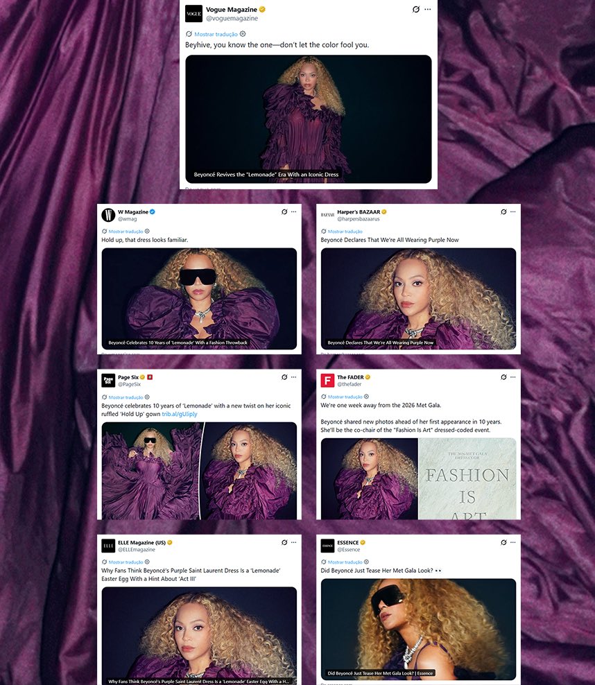 Beyoncé Brasil tweet media