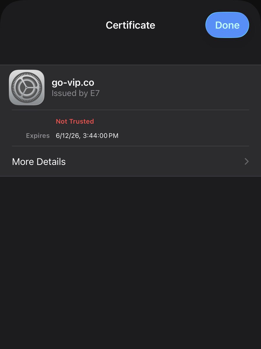 S0xuj's tweet photo. @Cortex_Zero Bro please post about this. When I went to that site during trump/shooter thing (on iPhones this happens sometimes) I clicked add certificate on https://t.co/UWcuvHm8we and this is what I got. Note the date https://t.co/lulD2PJnBo