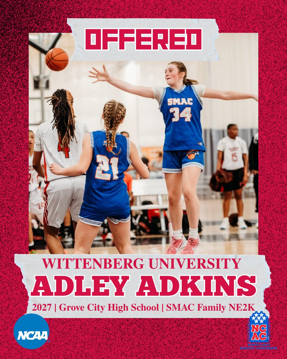 SMACFamily_GBB's tweet photo. 🚨OFFER ‼️

Congrats Adley on your recent offer from @wittwbb 

@SmacNco @NE2KHoops @NE2K_Rich @realtorjoyA https://t.co/eLgZhh08zd