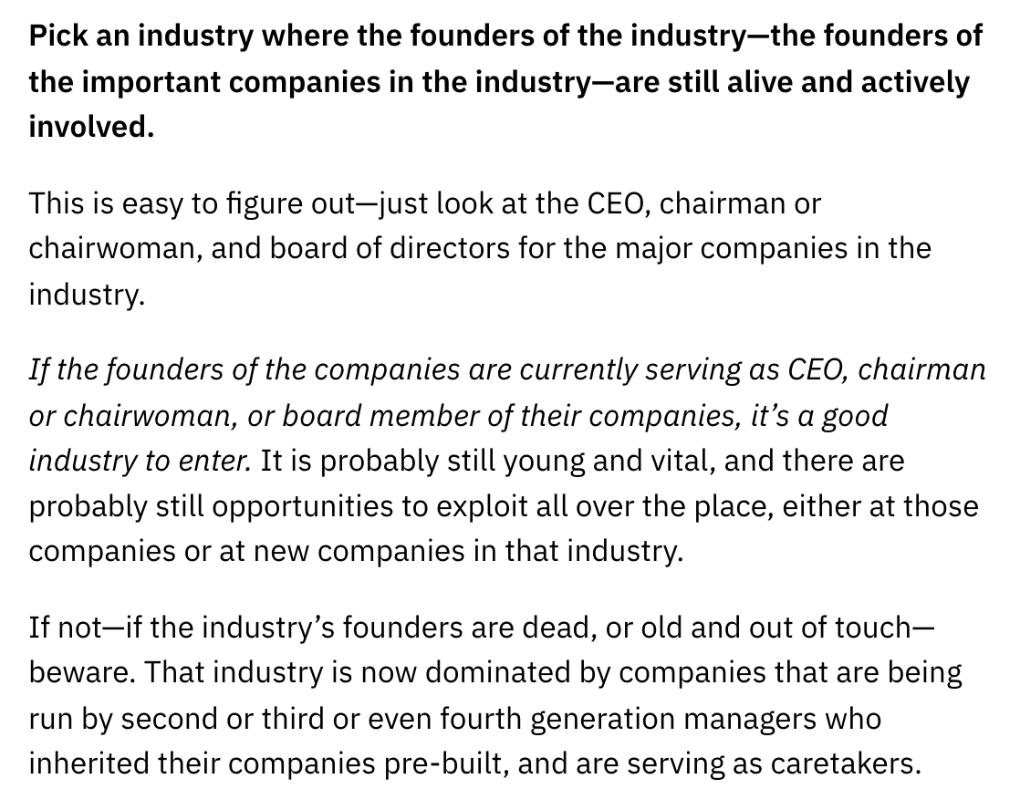 a16z's tweet photo. .@pmarca on picking the right industry https://t.co/lyYrwLYle7