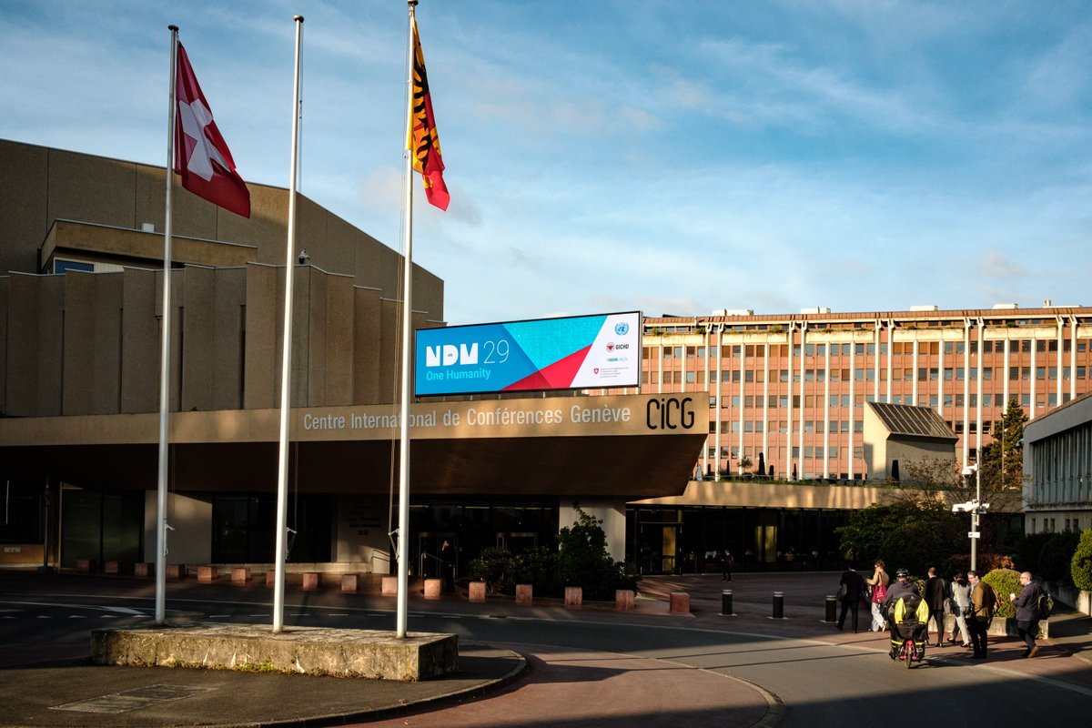UNMAS's tweet photo. Thank you to all who joined NDM 29 in Geneva.

Convened by UNMAS &amp; @theGICHD, this global gathering advanced collaboration under the theme “One Humanity.”

🔗 https://t.co/bgOagA3m2K

#MineAction #InvestInPeace https://t.co/oMxQiCosnn