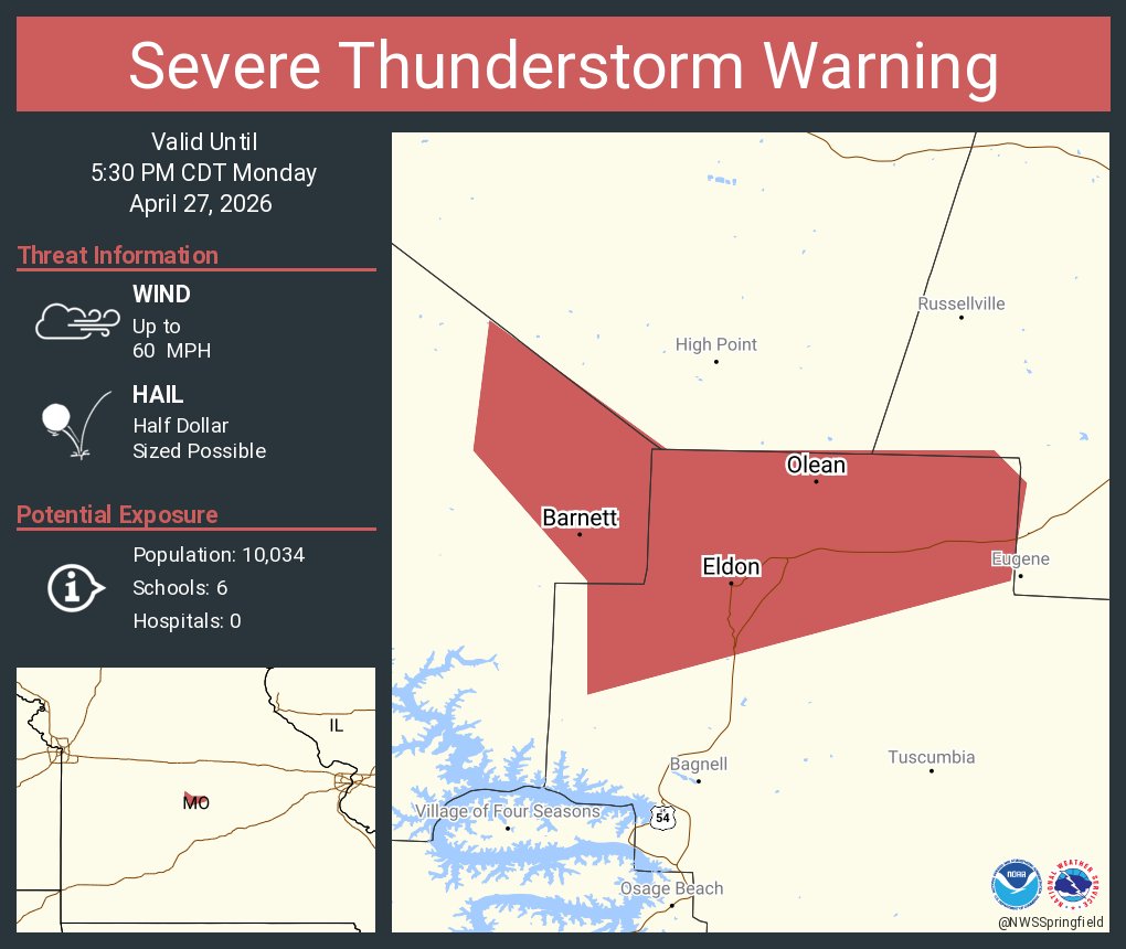 NWS Springfield tweet media