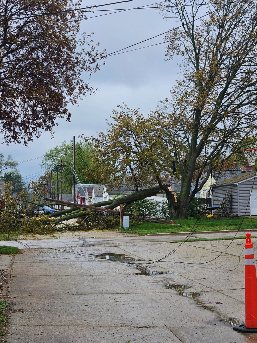 Big tree and utility down from strong winds 114 & Washington #wiwx ...