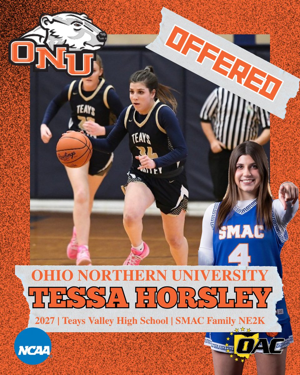 SMACFamily_GBB's tweet photo. 🚨 OFFER ‼️

Congrats @TessaHorsley23 on your recent offer to @Onuwomensbball 

@SmacNco @AmyHorsley42 @NE2KHoops @NE2K_Rich https://t.co/ijdt0F80Jn