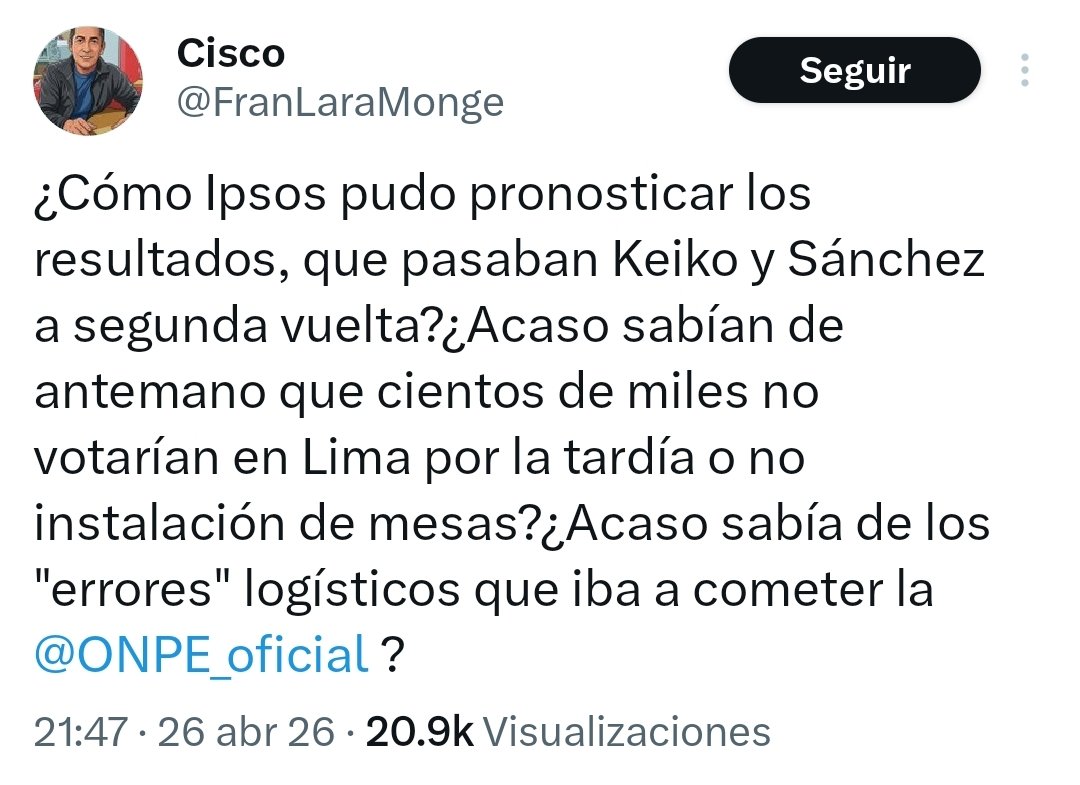 Derechistas haciendo campaña por Roberto Sánchez tweet media