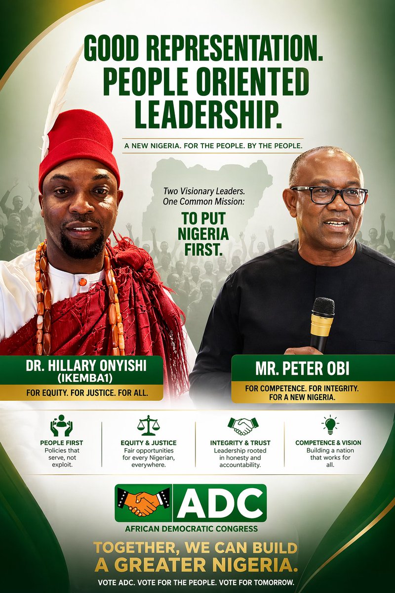 TRUST BEGINS WITH TRANSPARENCY. AS A LEADER, YOU MUST BE ANSWERABLE TO THE ELECTORATE. YOU ARE NOT GOD. Enugu North Senatorial Zone deserve a better Representation.