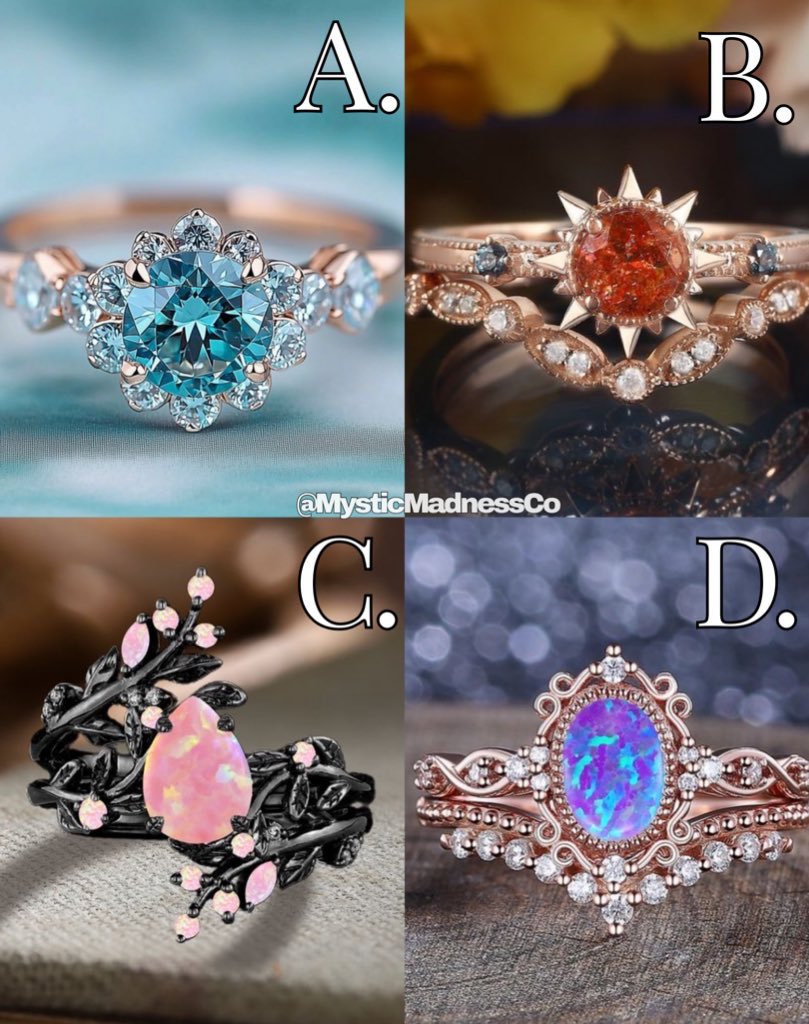 MysticMadnessCo's tweet photo. Choose a ring! 💍 https://t.co/60BgJOdi9s
