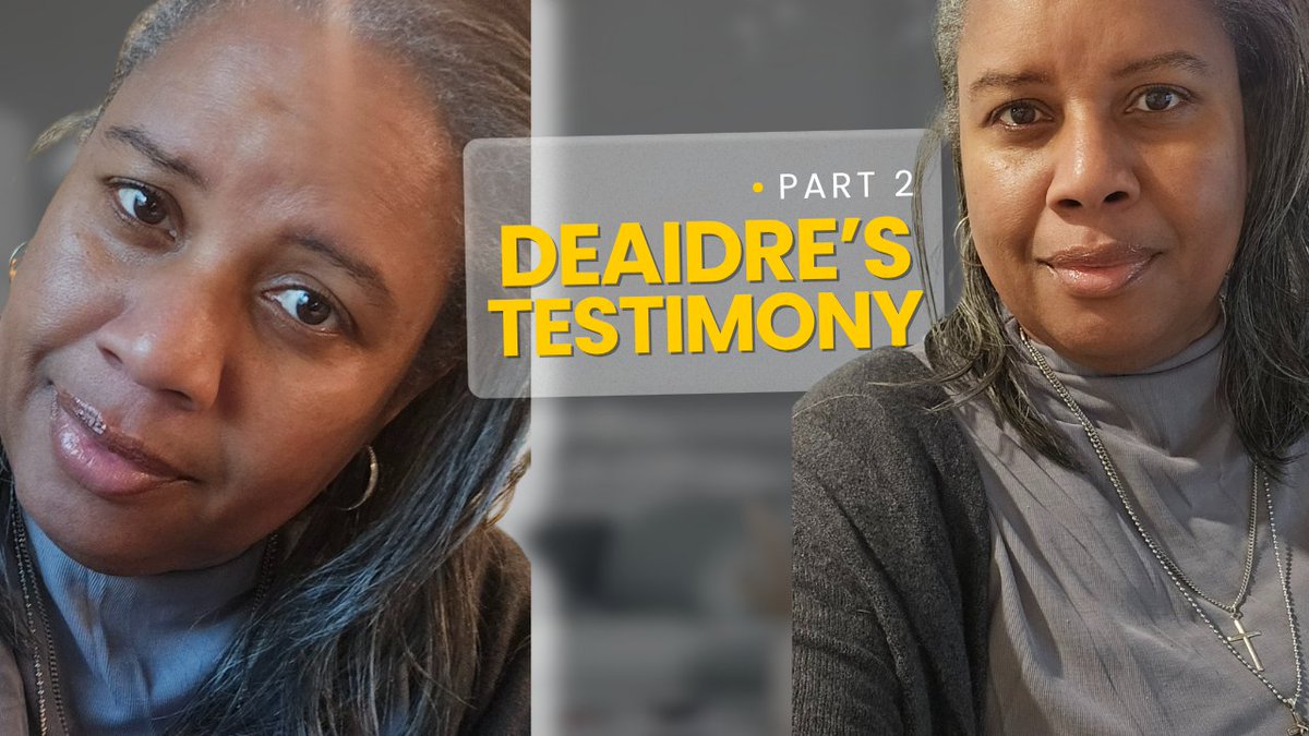 deaidrenewby's tweet photo. Deaidre's Testimony: Part 2

Trust GOD and trust the process. 

Isaiah 55:8-11
1 Corinthians 6:9-11

To watch, click the link or picture below - https://t.co/qM34uIPgjL 

-----------
#LGBTQCommunity
#testimonial
#identityinchrist
#FaithJourney 
#christianliving https://t.co/Y3hgEevsNq