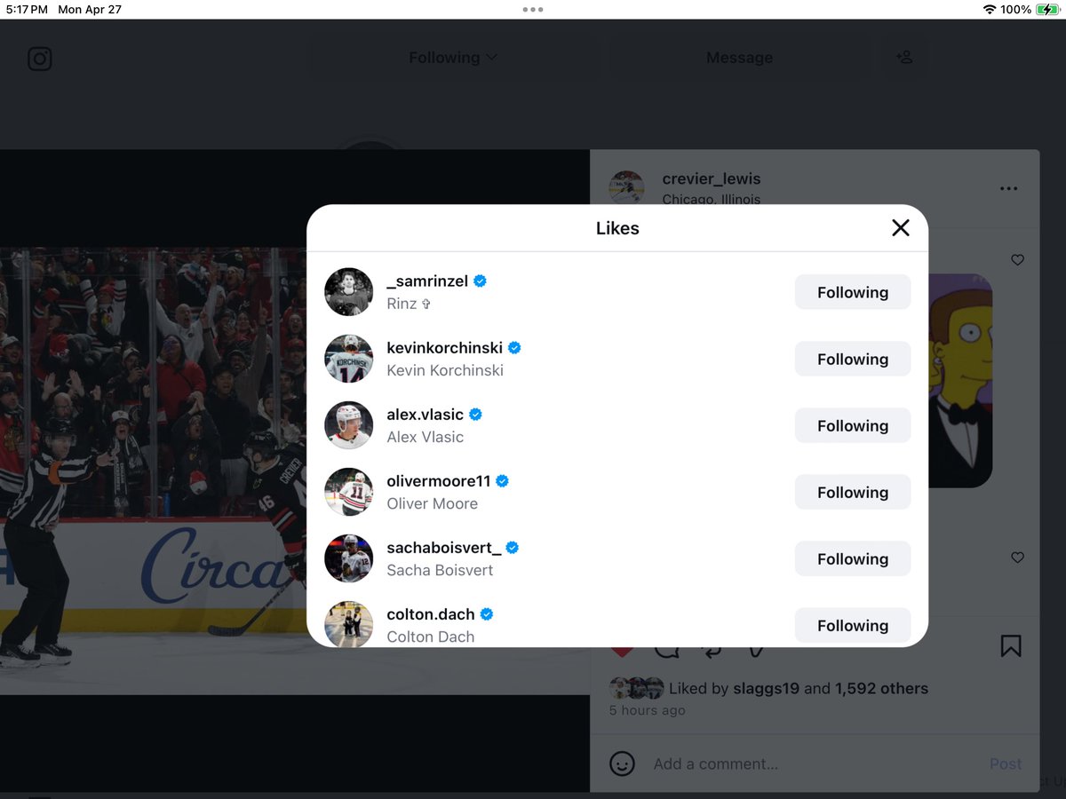 And all his teammates likey