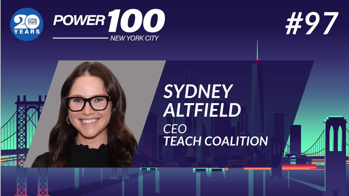 sydneyaltfield's tweet photo. Extremely honored to be included on both @CityAndStateNY NYC Power 100 and @CityAndStatePA Pennsylvania Power 100. 

I'm listed alongside so many partners and friends who inspire and challenge me everyday. 

Excited for the work ahead! https://t.co/ArM3tIL8Eo