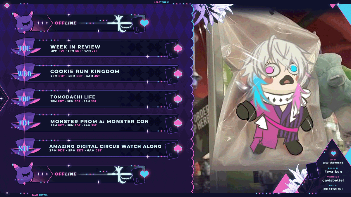 Gavis Bettel🎩HOLOSTARS EN tweet media