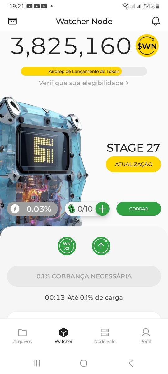 washingtonsou4's tweet image. 🚀 Já acumulando  no Watcher Node!
Airdrop em andamento e cada scan conta 💛
Quem tá focado no longo prazo sabe… constância vence 🔥
💰 Bora farmar antes do lançamento!
#WatcherNode #WN #Airdrop #Crypto #Cripto #Web3 #Node #RendaDigital #AirdropCrypto