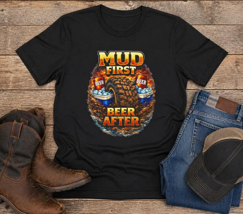 leegerdesigns's tweet image. Mud first. Beer after. 🍻
Simple rules.

etsy.com/listing/443270…

#trucklife #mudding #countrystyle #offroad #LeegerdesignsLLC