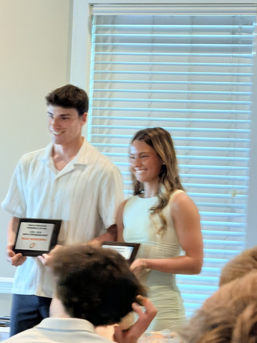 EricaElstorms's tweet photo. This was a week for the record books for Addisyn. Monday, she was nominated by UNO athletics as 1 of 3 newcomers of the year and at the swim banquet as the women’s team MVP. Earn a team jacket for academics and top 8 finisher at Summit Conference. ❤️🖤Love this team ❤️🖤 https://t.co/wenwNvI2FS