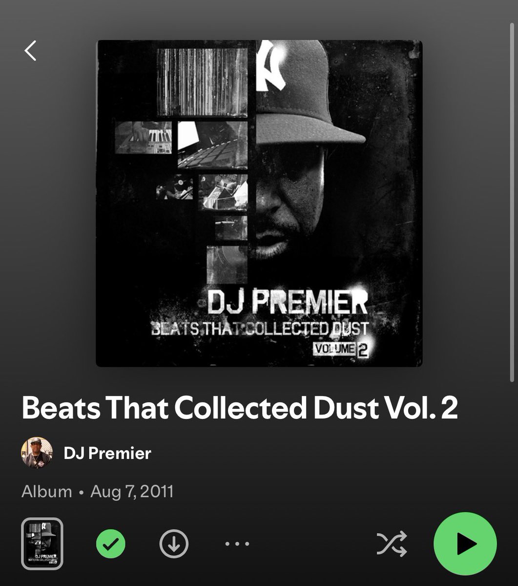 It's wild how DJ Premier has unused beats that are some of the