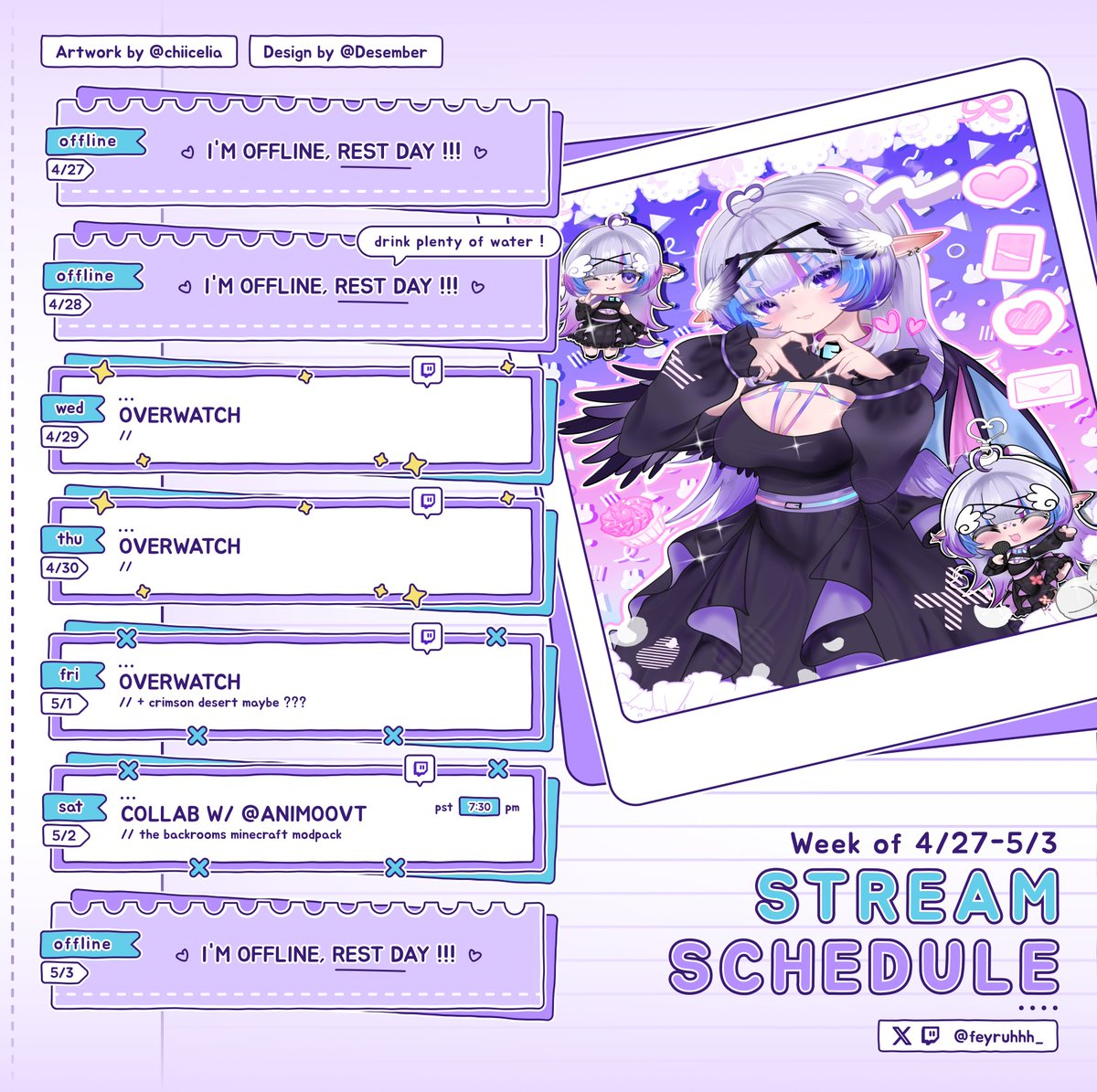 Fey 🪽💜 |『 VTUBER 』 tweet media