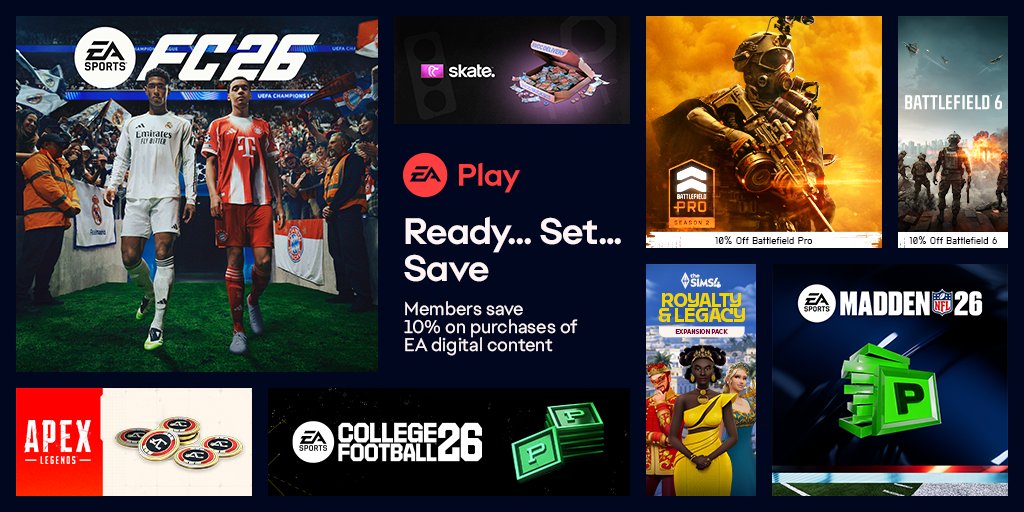 EA Play tweet media