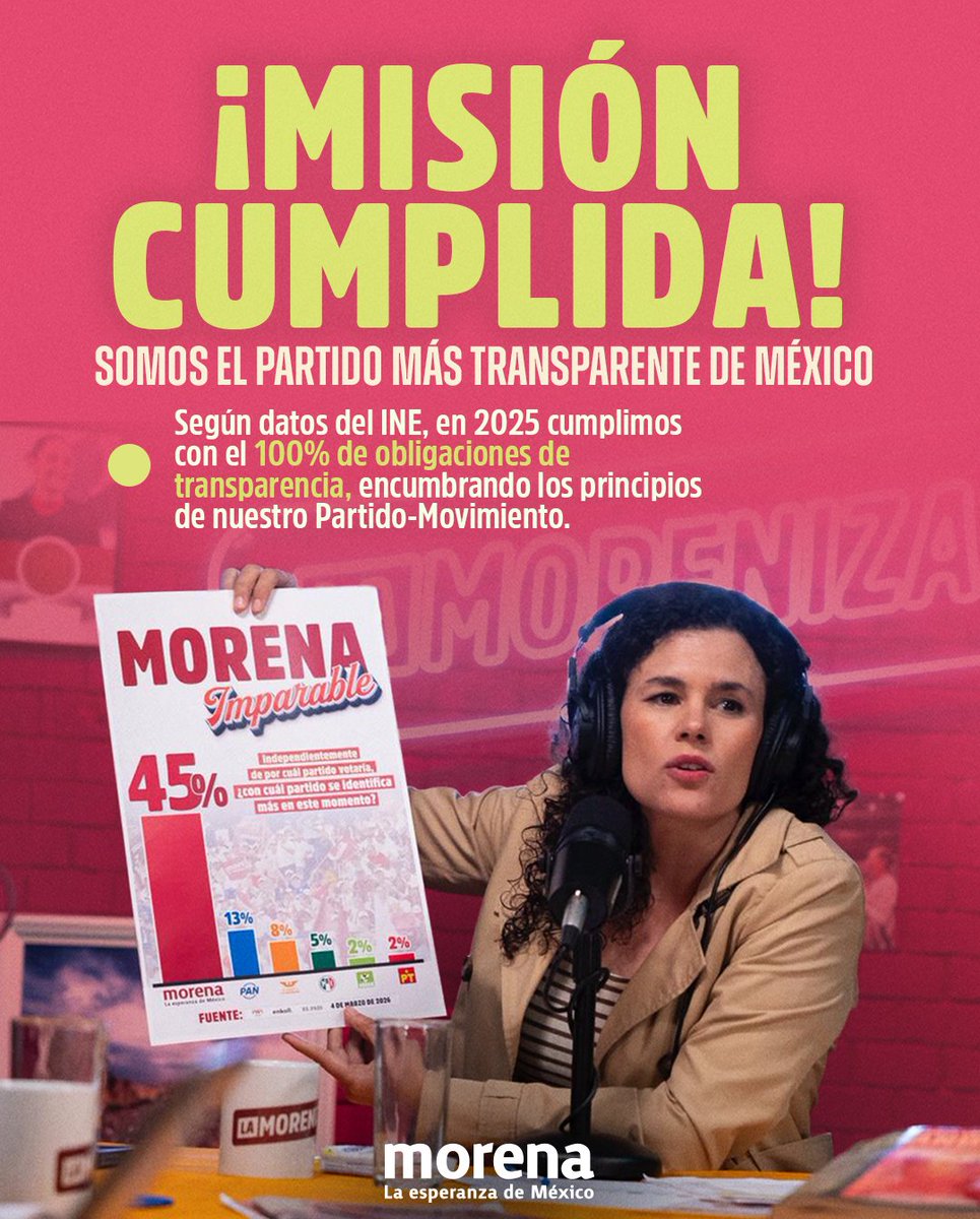 Morena tweet media