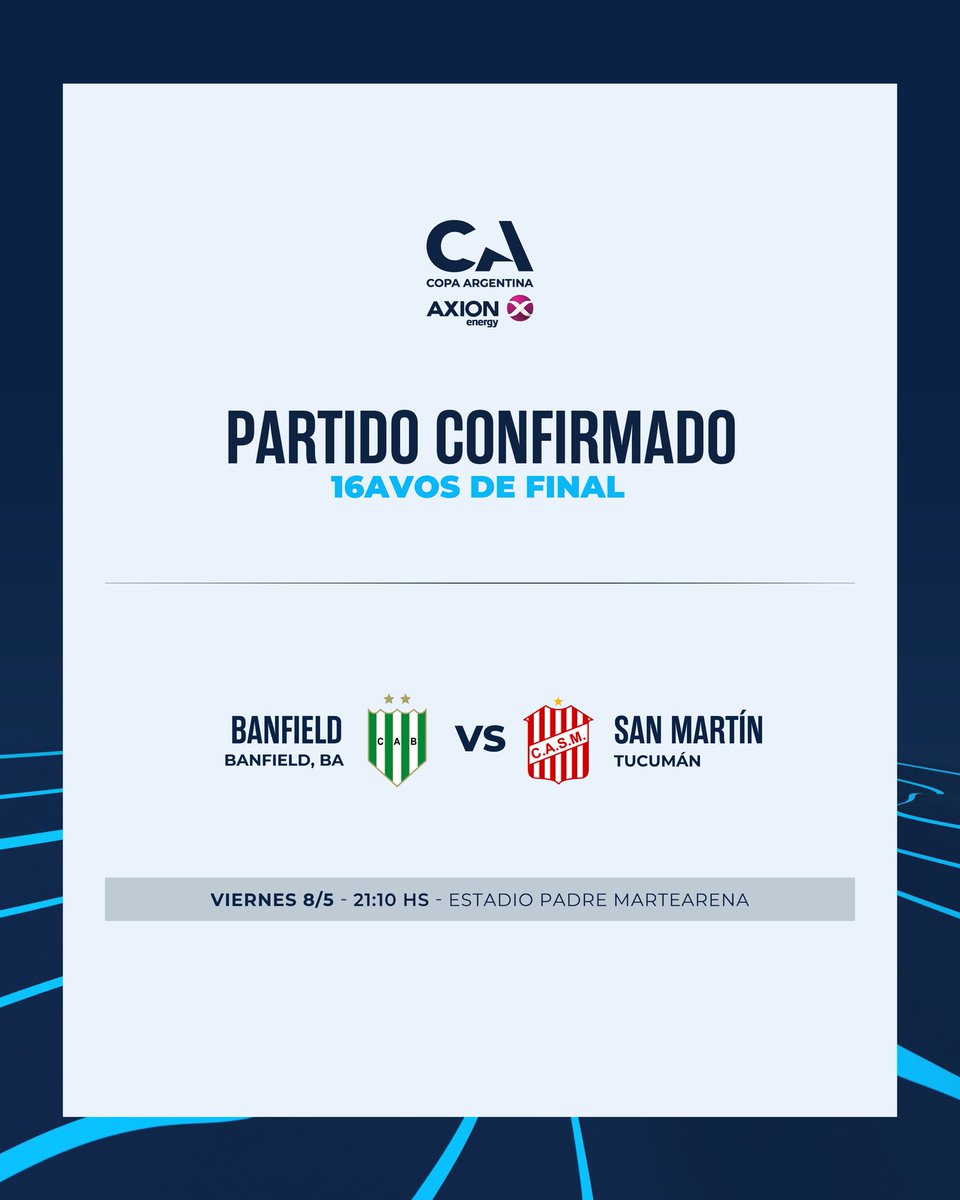 Copa Argentina AXION energy tweet media
