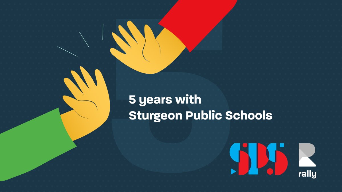 RallyK12's tweet image. 🎊 Today we’re celebrating 5 years with Sturgeon Public Schools!

It’s been a pleasure supporting your division and helping to strengthen online connections across your school communities.

Thank you for being part of the Rally family!

 #K12 #5Years #Milestone