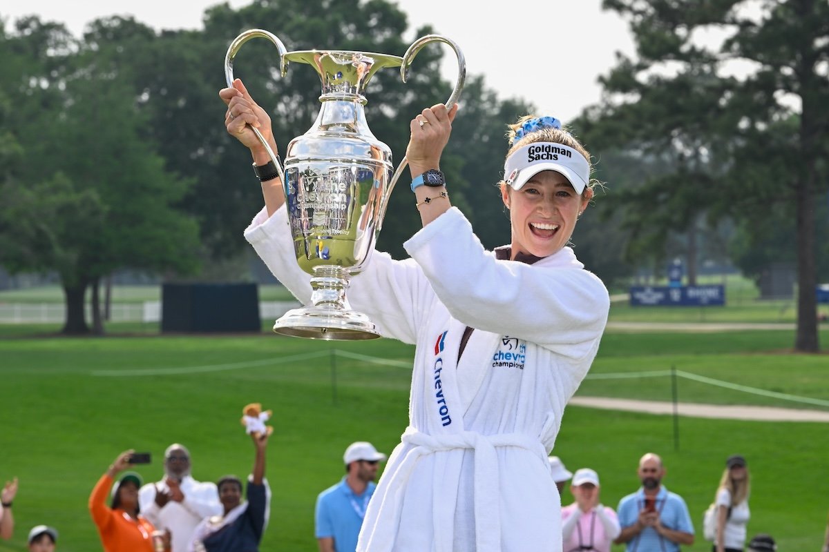 Congrats <a href="/NellyKorda/">Nelly Korda</a> on winning The Chevron Open... a fun week of shooting. <a href="/TheAmyRogers/">Amy Rogers</a>