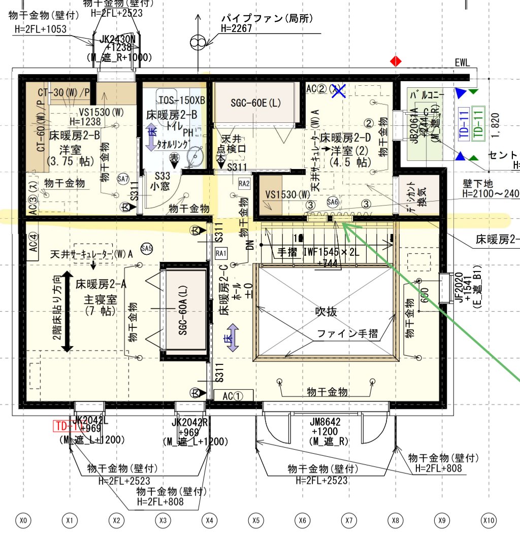 imo_smart2's tweet photo. 新しい図面が送られてきました☺
施主諸先輩方からのアドバイスが一番参考になりますので、何かお気づきの点があれば教えていただきたいです！

テレビ裏収納はとりやめるつもりです😂 https://t.co/46VHLCWcVH